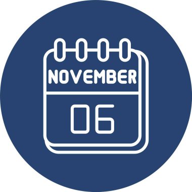 6 Kasım Çizgisi Çoklu Çember Rengi