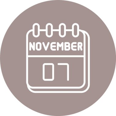 7 Kasım Çizgisi Çoklu Çember Rengi