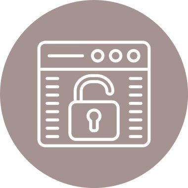 Asma kilit Hattı Çoklu Çember Rengi