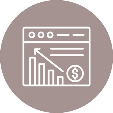 Web sitesi Satırı Çoklu Çember Rengi