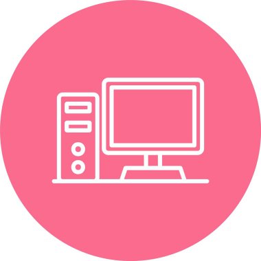 Masaüstü Bilgisayar Hattı Çok Çember Rengi