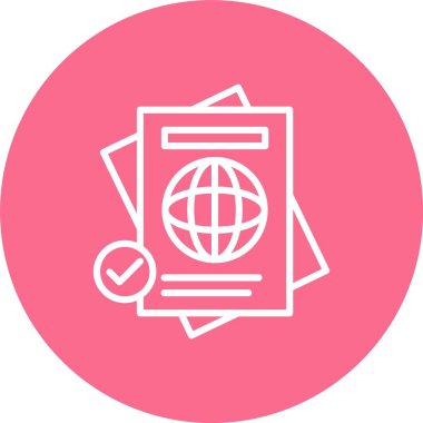 Pasaport Çizgisi Çoklu Çember Rengi