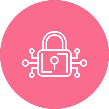 Asma kilit Hattı Çoklu Çember Rengi