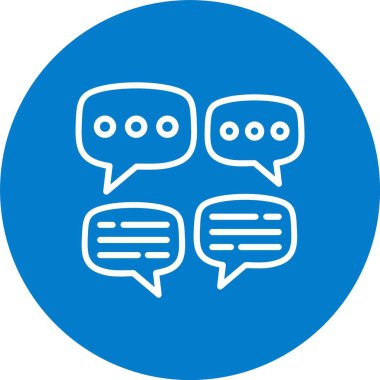 Sohbet kutusu Satırı Çoklu Çember Rengi