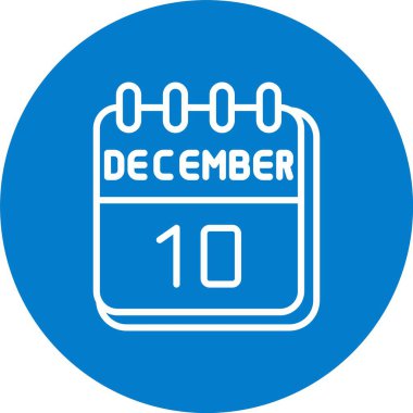 10 Aralık Çizgisi Çoklu Çember Rengi