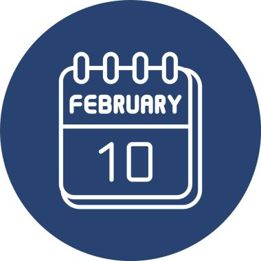 10 Şubat Çizgisi Çoklu Çember Rengi