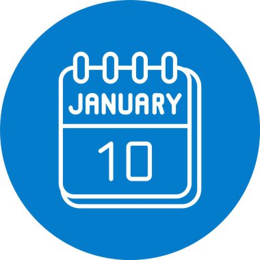 10 Ocak Satırı Çoklu Çember Rengi