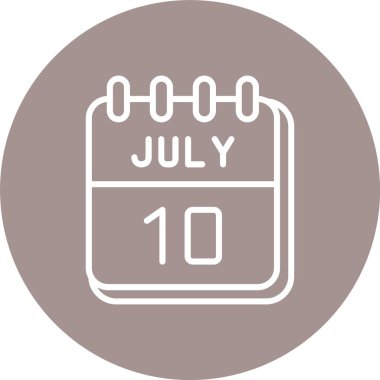 10 Temmuz Çizgisi Çoklu Çember Rengi