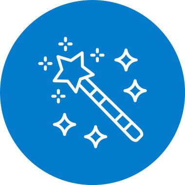 Sihirli Değnek Çizgisi Çoklu Çember Rengi