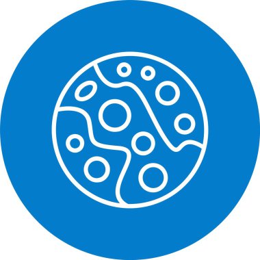 Plüton Çizgisi Çoklu Çember Rengi