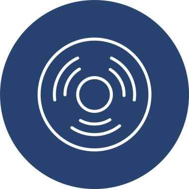 Disk Satırı Çoklu Çember Rengi