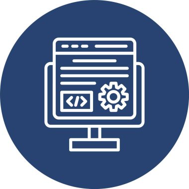 Web Geliştirme Çizgisi Çok Çember Rengi