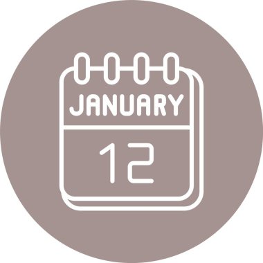 12 Ocak Satır Çoklu Çember Rengi