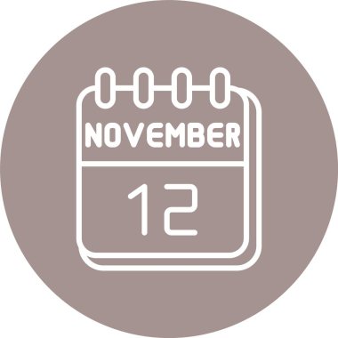 12 Kasım Çizgisi Çoklu Çember Rengi