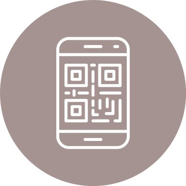 Qr Kod Satırı Çoklu Çember Rengi