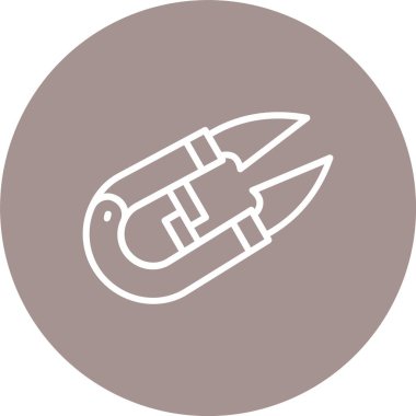 Kırpıcı Çizgisi Çok Çember Rengi Dikiliyor