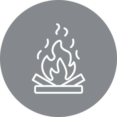 Şenlik ateşi Hattı Çok Çember Rengi