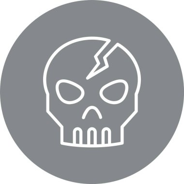 Kırık kafatası Çizgisi Çok Çember Rengi