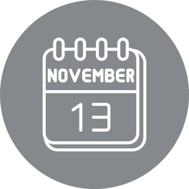 13 Kasım Çizgisi Çoklu Çember Rengi