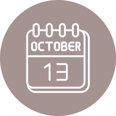 13 Ekim Satır Çoklu Çember Rengi