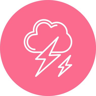 Şimşek Çizgisi Çoklu Çember Rengi