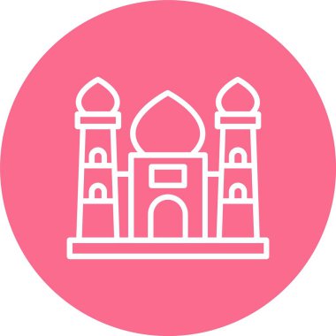 Taj Mahal Hattı Çok Çember Rengi