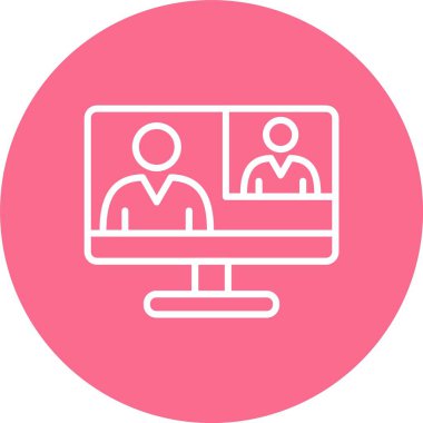 Videokonferans Hattı Çoklu Çember Rengi