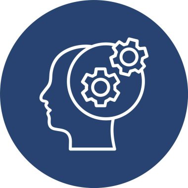 Düşünme Çizgisi Çoklu Çember Rengi