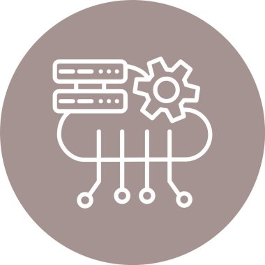 Bulut Hesaplama Satırı Çok Çember Rengi