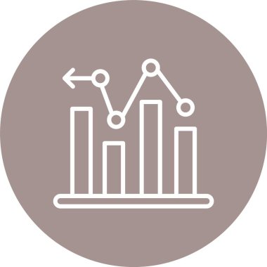 Grafik Çizgisi Çoklu Çember Rengi