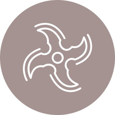 Makibishi Çizgisi Çoklu Çember Rengi