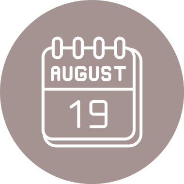 19 Ağustos Çizgisi Çoklu Çember Rengi