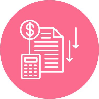 Bütçe Çizgisi Çoklu Çember Rengi