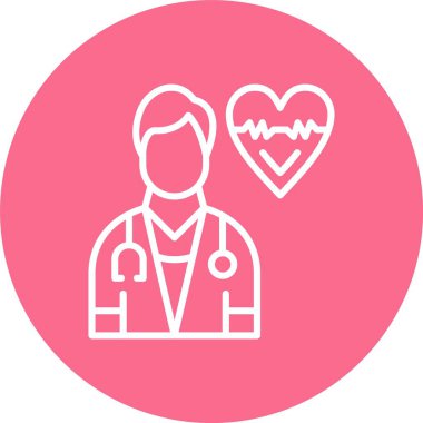 Doktor randevusu Satırı Çok Çember Rengi