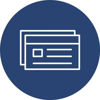 Kredi Kartı Çizgisi Çoklu Çember Rengi