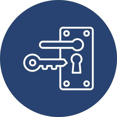 Kapı Kilidi Satırı Çoklu Çember Rengi