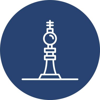 Fernsehturm Berlin Hattı Çok Çember Rengi