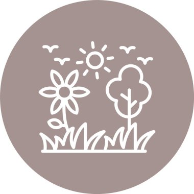 Çim Çizgisi Çoklu Çember Rengi