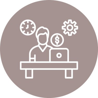 Çok Çalışma Çizgisi Çok Çember Rengi