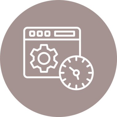 Zaman Yönetimi Satırı Çoklu Çember Rengi