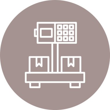 Ağırlık Ölçekleme Çizgisi Çoklu Çember Rengi