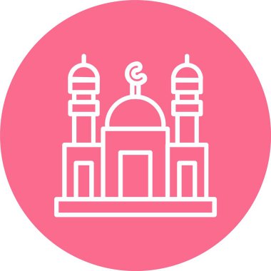 Taza Pir Cami Hattı Çok Çember Renkli