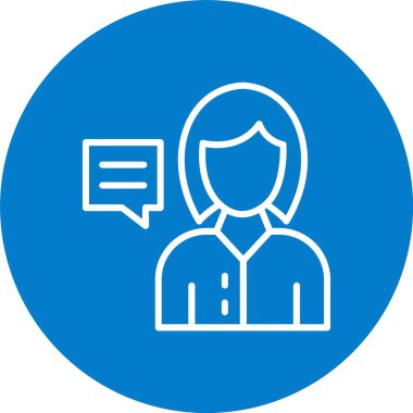 Röportaj Çizgisi Çoklu Çember Rengi