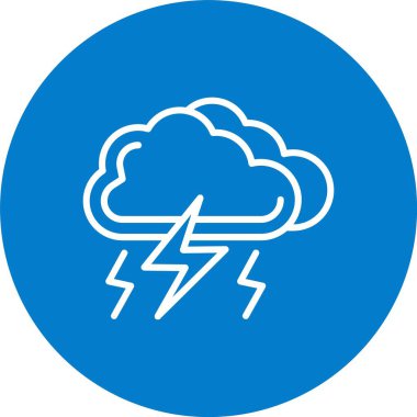 Şimşek Çizgisi Çoklu Çember Rengi