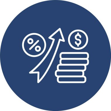 Faiz Oranı Satırı Çok Çember Rengi