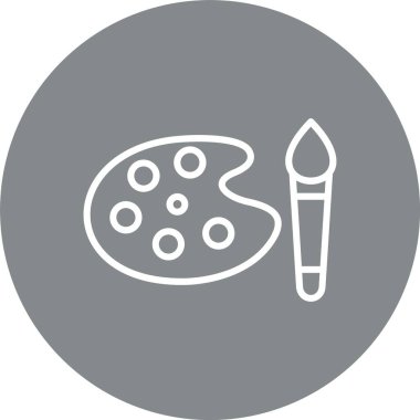 Renk Paleti Çizgisi Çoklu Çember Rengi