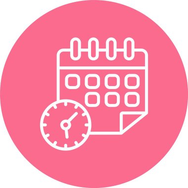 Takvim Çizgisi Çoklu Çember Rengi