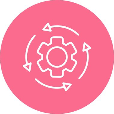 İşlem Çizgisi Çoklu Çember Rengi