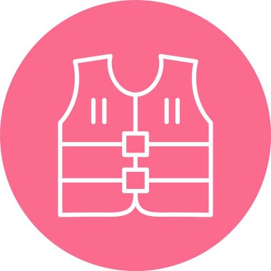 Yelek Çizgisi Çoklu Çember Rengi