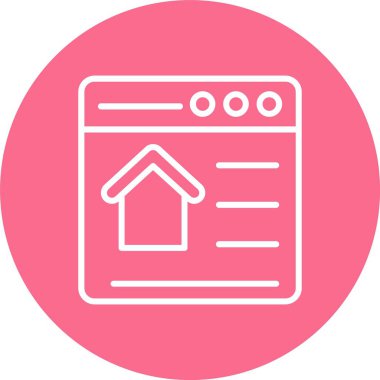 Web sitesi Satırı Çoklu Çember Rengi